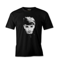 Audrey Hepburn Siyah Erkek Tshirt