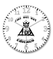 Fall Out Boy3 Duvar Saati Bombeli Gercek Cam