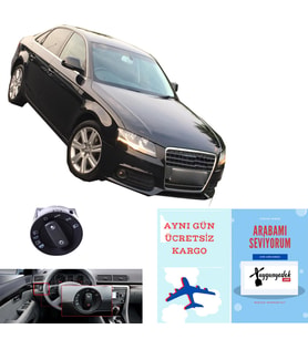 AUDİ A4 FAR VE SİS AÇMA KAPAMA DÜĞMESİ ANAHTARI AUTO 2001--2008