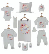 Pia Baby Gl 1923 11 Parça İsme Özel Hastane Çıkışı