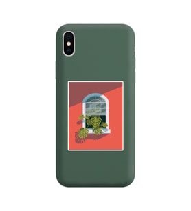 Koyu Yeşil Lansman Kılıf iPhone XS Max