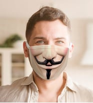 Salvador Dali Tasarımlı Yıkanabilir Maske