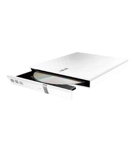 ASUS 8x SDRW-08D2S-U Beyaz USB 2.0 Slim Harici DVD Yazıcı