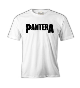 Pantera - Logo Beyaz Erkek Tshirt