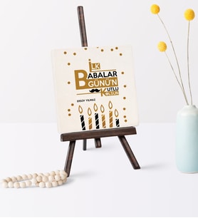 Babalar Gününe Özel İlk Babalar Günün Kutlu Olsun Şovaleli Doğal Taş  5
