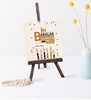 Babalar Gününe Özel İlk Babalar Günün Kutlu Olsun Şovaleli Doğal Taş  5