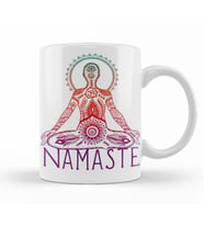 Namaste Yoga  Kupa Bardak Porselen