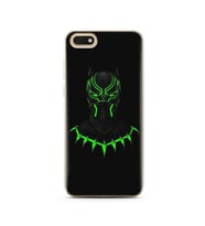 Black Panter Tasarım Süper Şeffaf Silikon Telefon Kılıfı Huawei Honor 7s - y5 20