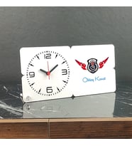İnfaz Koruma Memuru Ahşap Masa Saati 002