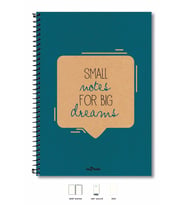 Eco Kraft Defter Düz 200 syf Mavi 17x24 cm