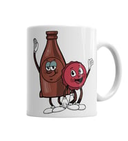 Bottle And Cappy Kupa Bardak Porselen