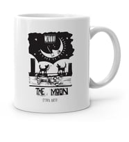 BK Gift Kişiye Özel Tarot The Moon Ay Beyaz Kupa Bardak