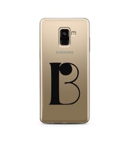 Samsung A8 Plus Harf Tasarımlı Telefon Kılıfı B-Harfi 