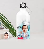 BK Gift Kişiye Özel Bay Chef Karikatürlü Metal Suluk 500 Ml 5