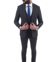 Yelekli  Slimfit Drop 6 Takım Elbise