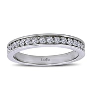Lova 0,30 Karat Pırlanta Yarımtur Yüzük - 1010068