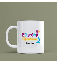 Biyoloji Öğretmeni Kupa Bardak Kişiye Özel Hediye S50