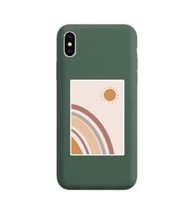Koyu Yeşil Lansman Kılıf iPhone XS Max