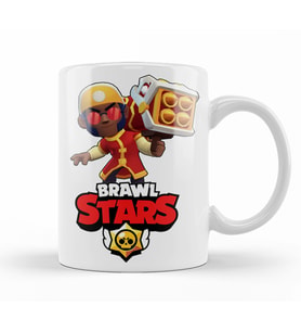 Brawl Stars Aslan Dansçı Brock Kupa Bardak Porselen
