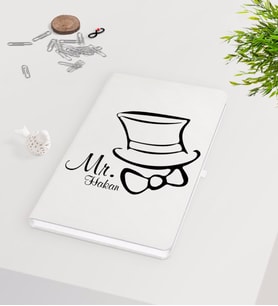 BK Gift Kişiye Özel Sevgililer Günü Beyaz Defter-94