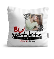 BK Gift Kişiye Özel Fotoğraflı Bu Yastıkta Kocayalım Tasarımlı  Yastık  1