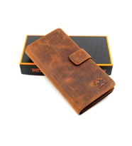 West Polo Taba Patlı Vintage Crazy Deri Unisex Cüzdan Kartlık 2746CR