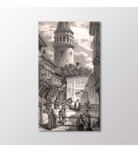 Arty Tablo Galata Sokağı Tablo (Karışık)