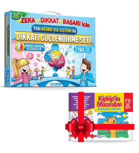 Adeda Dikkati Güçlendirme Seti DGS 2 Yaş - Hikaye Kitabı Hediye 