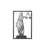 Adalet (Themis) Metal Duvar Tablosu