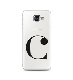 Samsung A5 (2016) Harf Tasarımlı Telefon Kılıfı C-Harfi 