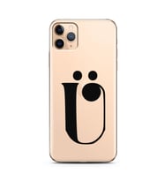 Iphone 11 Pro Max Harf Tasarımlı Telefon Kılıfı Ü-Harfi 