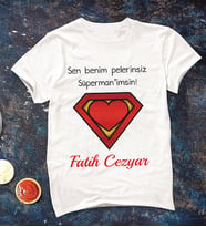 Kişiye Özel Süperman Tişörtü