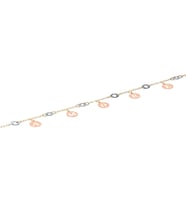 Diamond Line-Gülaylar    14 Ayar  3 Renkli Altin Fantezi Bayan Bileklik