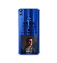 Norm Ender Mp3 Tasarımlı Süper Şeffaf Silikon Telefon Kılıfı Huawei Honor 8x