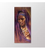 Arty Tablo Afrikalı Kadın Tablo (Karışık)