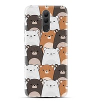 Kılıfland Huawei Mate 20 Lite Kılıf Silikon Resimli Kapak Pretty Bears Stok 1180