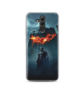 Batman Tasarım Süper Şeffaf Silikon Telefon Kılıfı Huawei Mate 20 Lite 