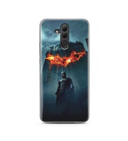 Batman Tasarım Süper Şeffaf Silikon Telefon Kılıfı Huawei Mate 20 Lite 