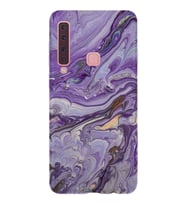 Kılıfland Samsung Galaxy A9 2018 Kılıf Silikon Resimli Kapak Abstract Purple Stok 1070