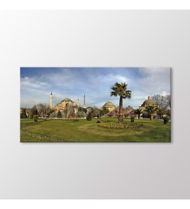 Arty Tablo Ayasofya Panoramik Tablo (Karışık)