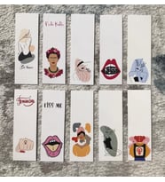 Kadın Feminist Frida Kahlo Desenli 10'lu Kitap Ayraç Seti PYTKAYR17