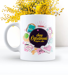 BK Gift Kişiye Özel Öğretmenler Günü Temalı Beyaz Kupa Bardak - 3