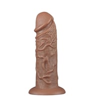 Lilitu Shop Yeni Nesil Çift Katmanlı 26,6 cm Realistik Kalın Dildo Melez Penis