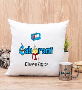 Laborant Yastık ve Silver Kupa Bardak