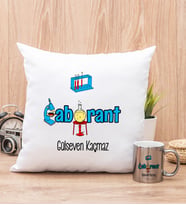 Laborant Yastık ve Silver Kupa Bardak