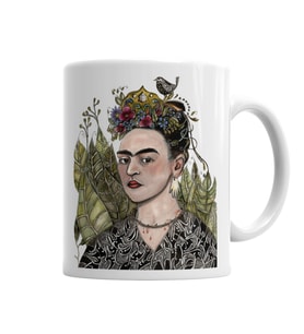 Frida Kahlo  Kupa Bardak Porselen
