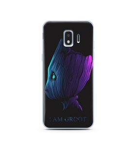 Baby Groot Tasarım Süper Şeffaf Silikon Telefon Kılıfı Samsung J2 Pro (2018)