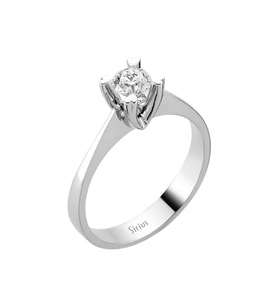 Sirius F Renk 0,36 Karat Pırlanta Tektaş Yüzük 0724R0117