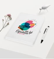 BK Gift Kişiye Özel En İyi Öğretmen Temalı Beyaz Defter Kalem Hediye Seti - 3