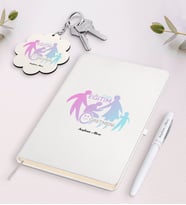 BK Gift Kişiye Özel Özel Eğitim Öğretmeni Beyaz Defter Kalem ve Anahtarlık Hediye Seti-2 (Model 1)